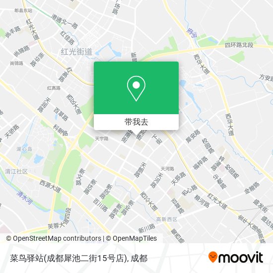 菜鸟驿站(成都犀池二街15号店)地图