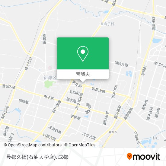 晨都久扬(石油大学店)地图