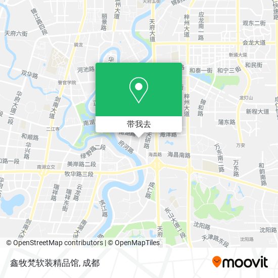 鑫牧梵软装精品馆地图