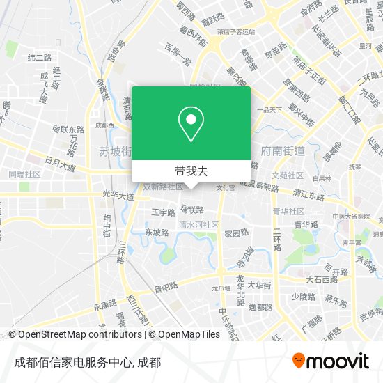 成都佰信家电服务中心地图