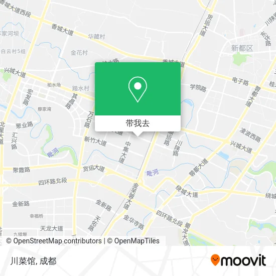 川菜馆地图