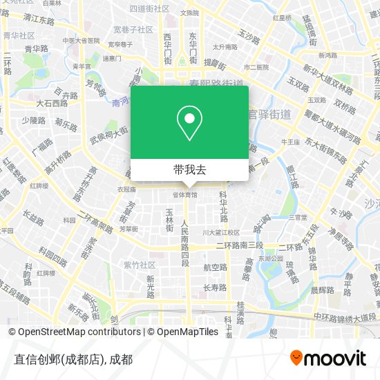 直信创邺(成都店)地图