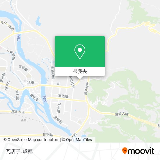 瓦店子地图