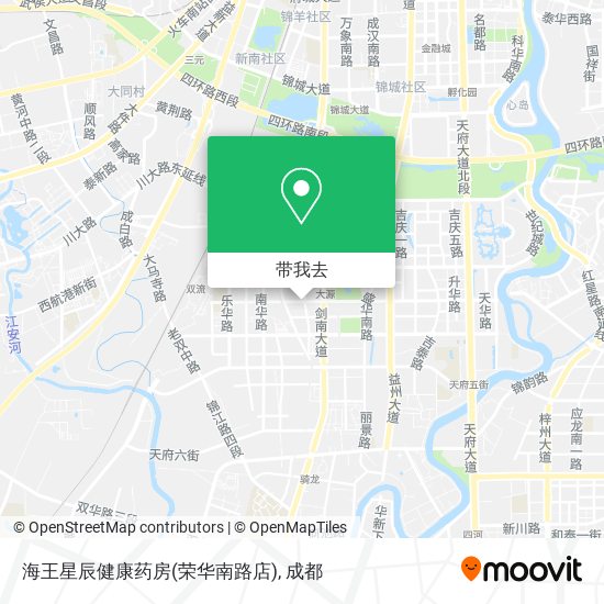 海王星辰健康药房(荣华南路店)地图