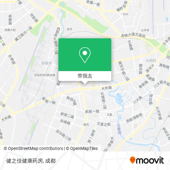 健之佳健康药房地图