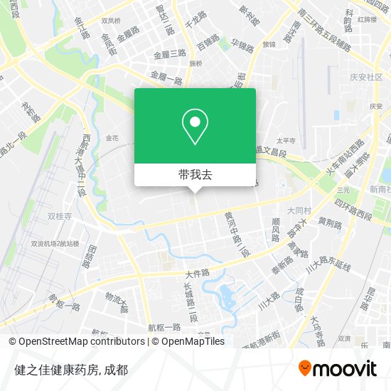 健之佳健康药房地图