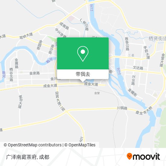 广泽南庭茶府地图