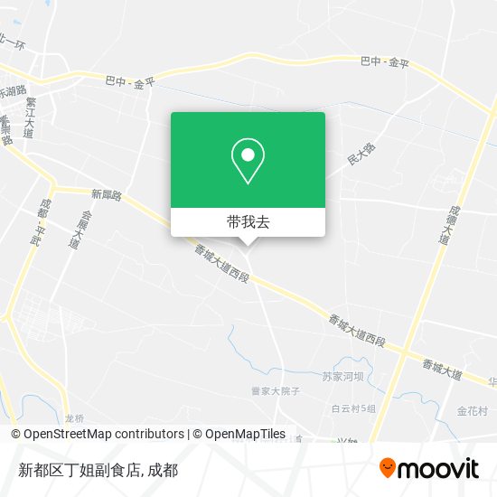 新都区丁姐副食店地图
