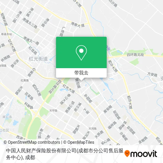 中国人民财产保险股份有限公司(成都市分公司售后服务中心)地图