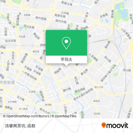 清馨阁茶坊地图