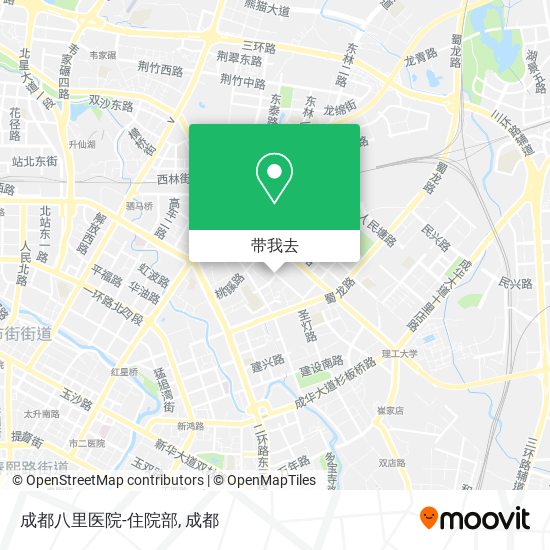 成都八里医院-住院部地图