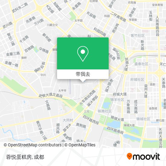 蓉悦蛋糕房地图