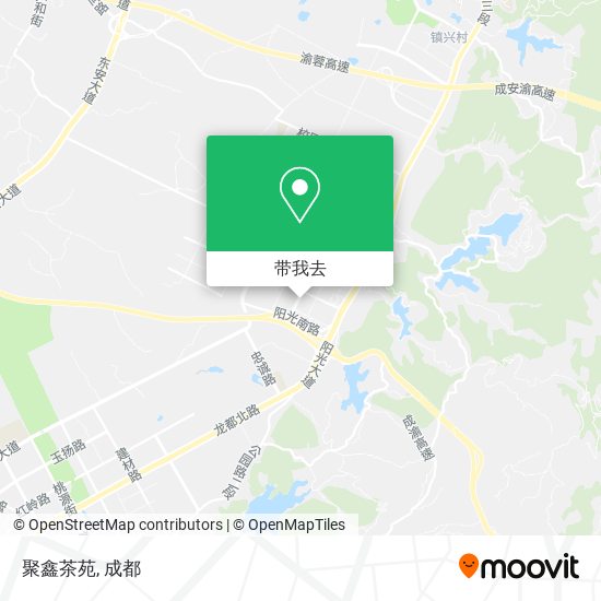 聚鑫茶苑地图