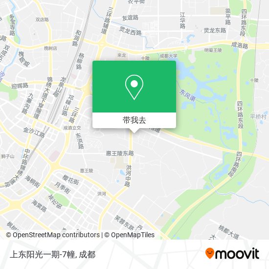 上东阳光一期-7幢地图