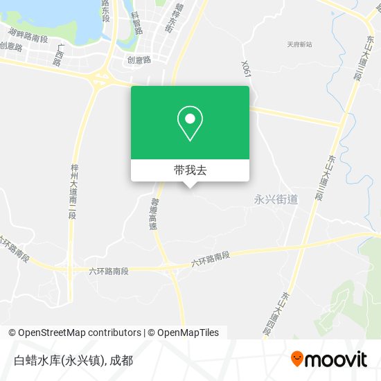 白蜡水库(永兴镇)地图