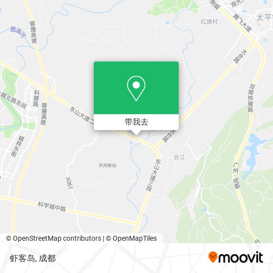 虾客岛地图