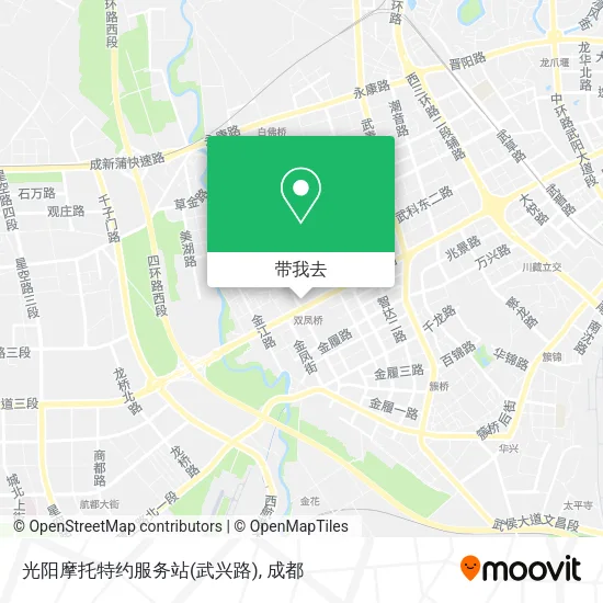 光阳摩托特约服务站(武兴路)地图