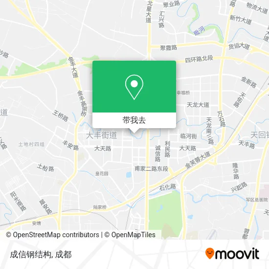 成信钢结构地图