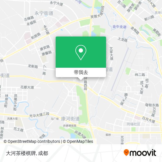 大河茶楼棋牌地图