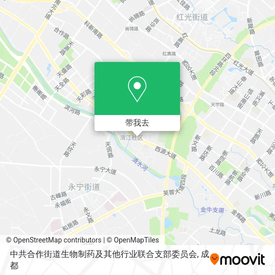 中共合作街道生物制药及其他行业联合支部委员会地图