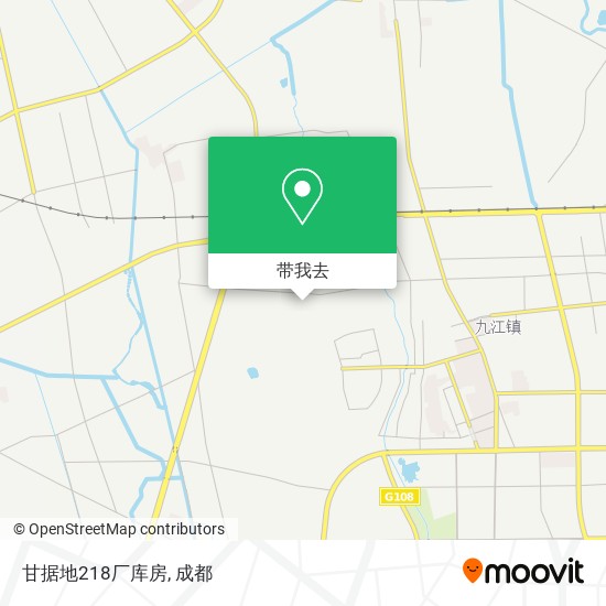 甘据地218厂库房地图
