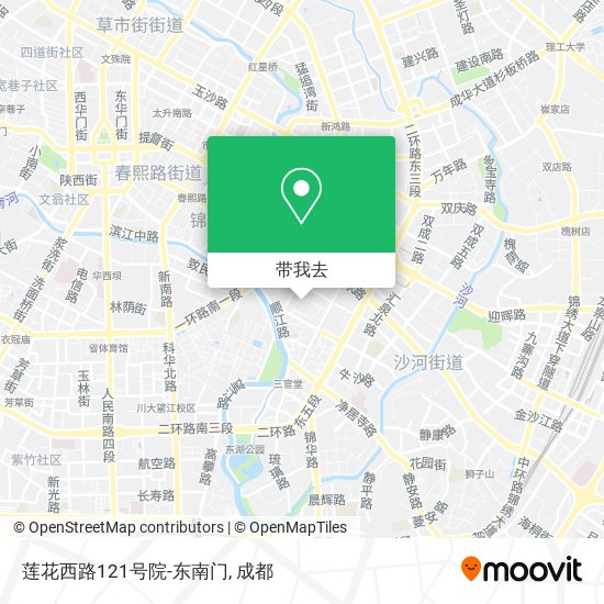 莲花西路121号院-东南门地图