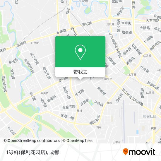 1绿鲜(保利花园店)地图