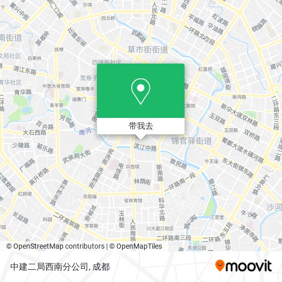 中建二局西南分公司地图