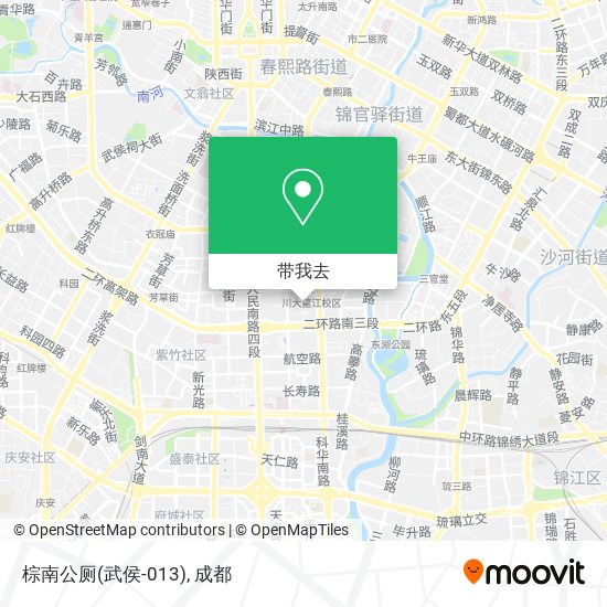 棕南公厕(武侯-013)地图
