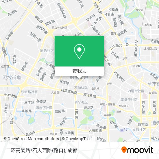 二环高架路/石人西路(路口)地图
