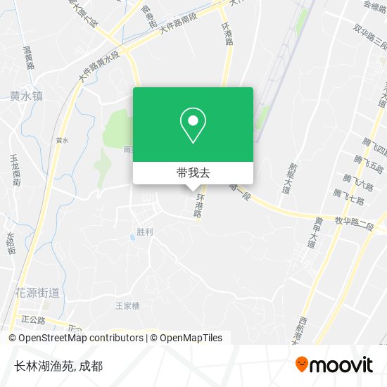 长林湖渔苑地图