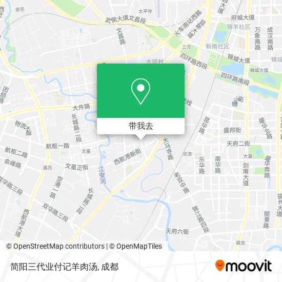 简阳三代业付记羊肉汤地图