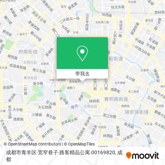 成都市青羊区·宽窄巷子·路客精品公寓·00169820地图