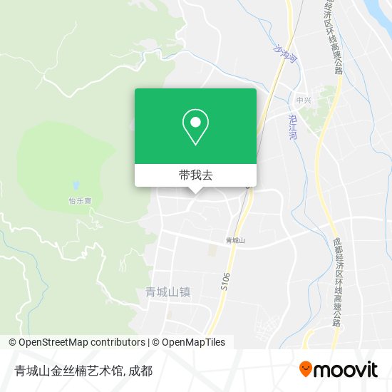 青城山金丝楠艺术馆地图