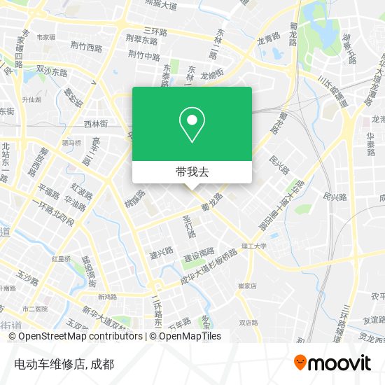 电动车维修店地图