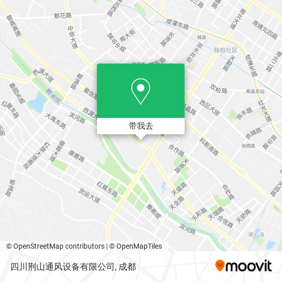 四川荆山通风设备有限公司地图