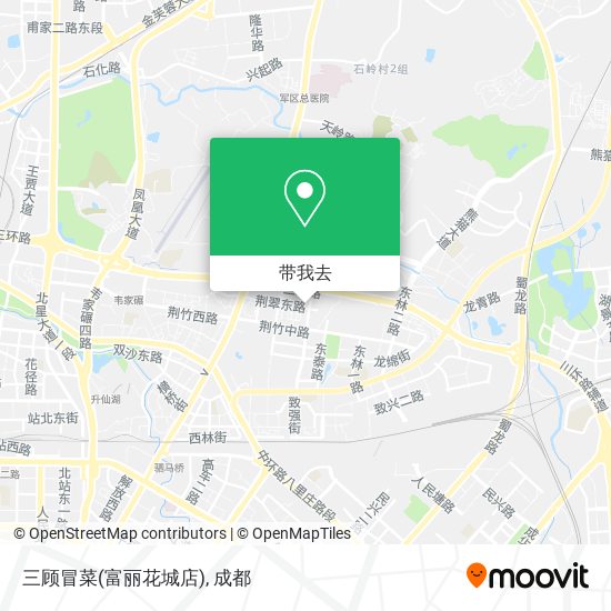 三顾冒菜(富丽花城店)地图