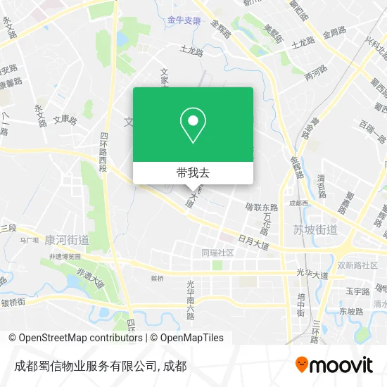 成都蜀信物业服务有限公司地图