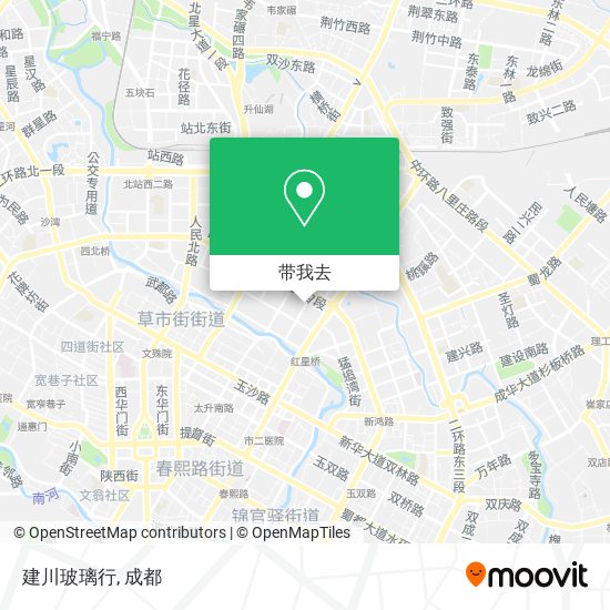 建川玻璃行地图