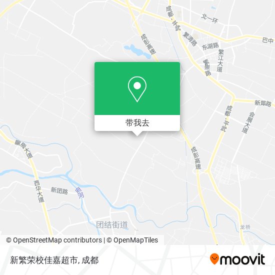 新繁荣校佳嘉超市地图