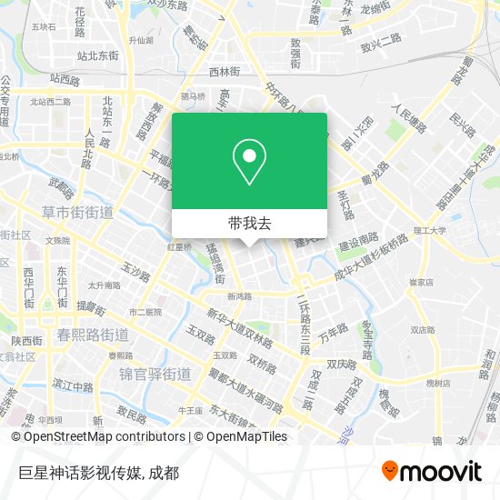 巨星神话影视传媒地图