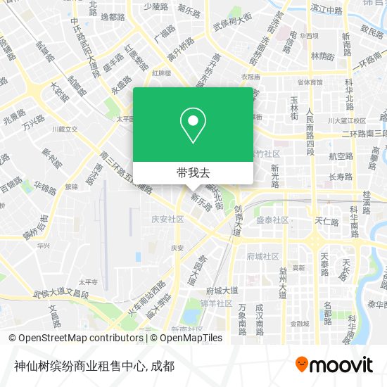 神仙树缤纷商业租售中心地图
