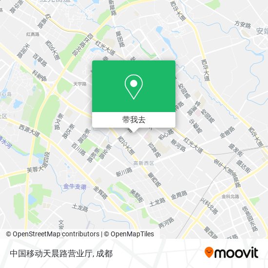 中国移动天晨路营业厅地图
