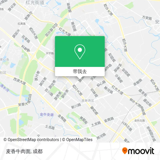 麦香牛肉面地图
