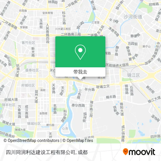 四川同润利达建设工程有限公司地图