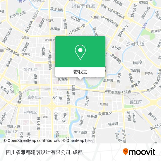 四川省雅都建筑设计有限公司地图
