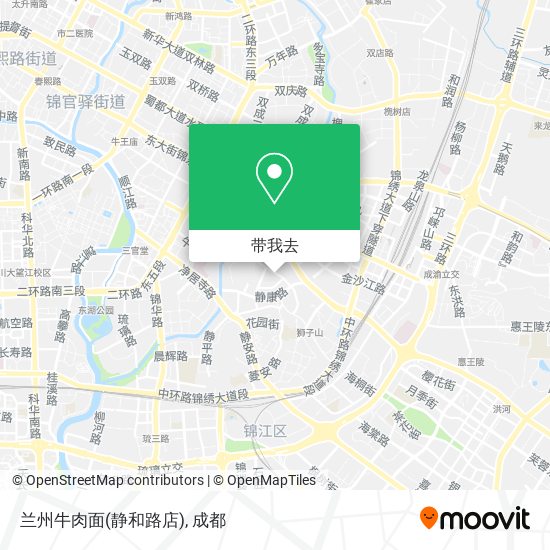 兰州牛肉面(静和路店)地图