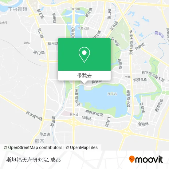 斯坦福天府研究院地图