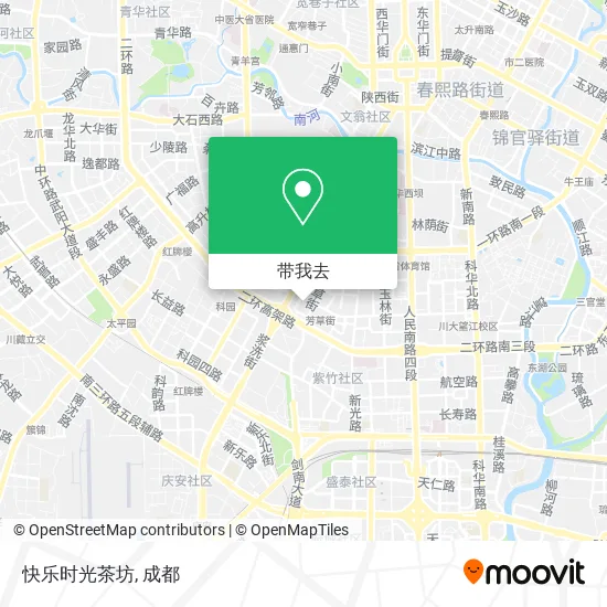 快乐时光茶坊地图
