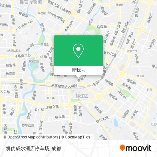 凯优威尔酒店停车场地图